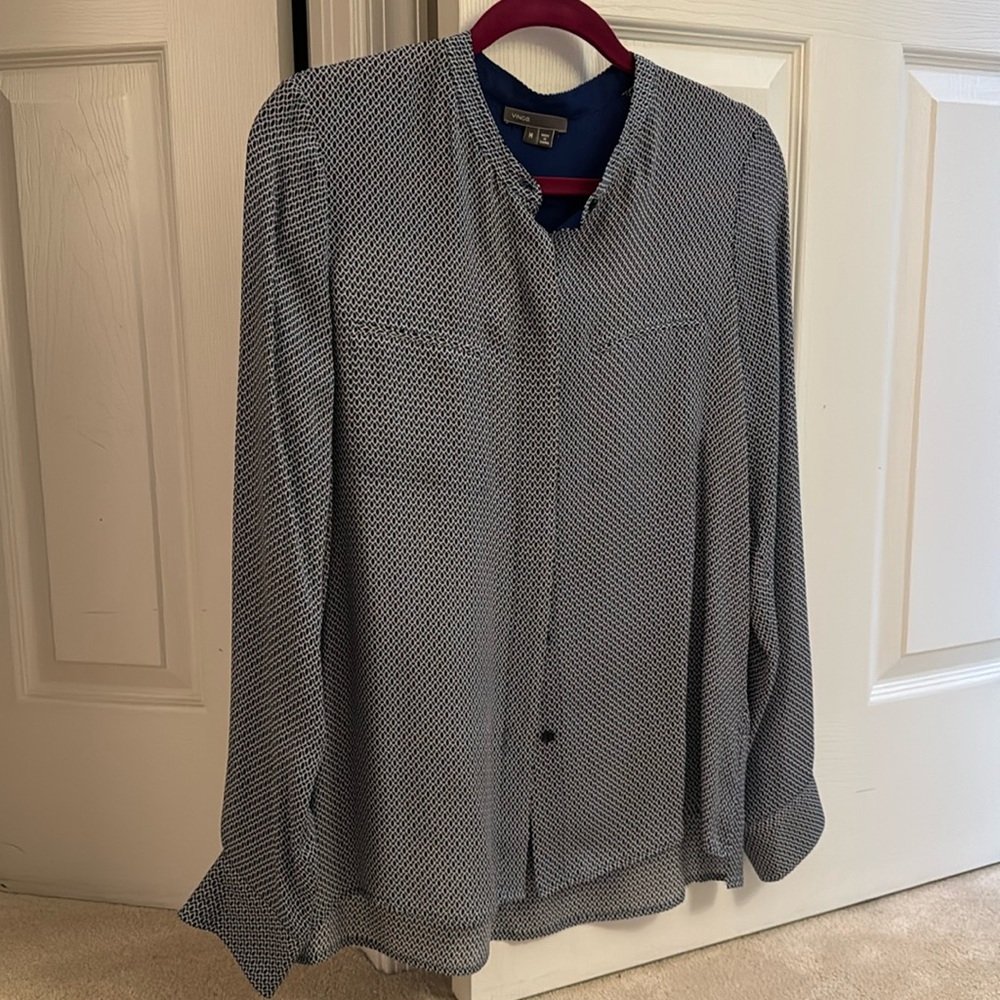 Beautiful Vince silk top